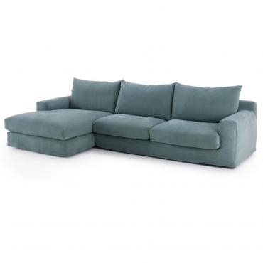 Divano con chaise longue Strip outlet 