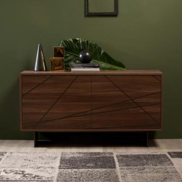 Credenza compatta a due ante Maya