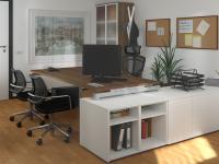 Progettazione 3D Ufficio 2 - render ufficio 2