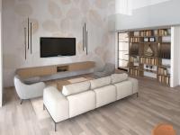 Progettazione Soggiorno - render fotorealistico