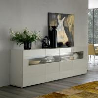 Credenza Start con vano vetrina