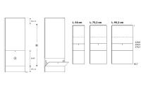 Cabina armadio boiserie Bliss Player - Optional vano ispezionabile per pannello lineare