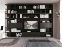 Libreria su misura con vano porta TV Aliant