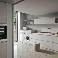 I moduli lavanderia possono essere integrati alla cucina o essere utilizzati in una stanza dedicata