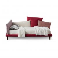 Elevato comfort per il letto singolo dal design moderno Picabia di Bonaldo