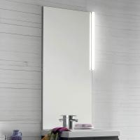 Specchio per bagno con luce applicata Wap