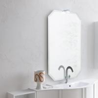 Specchio da bagno verticale sagomato Borea da cm 60 h.100