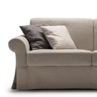 Cuscino imbottito per divano Milano Bedding modello liscio cm 40 x 40 e 60 x 60