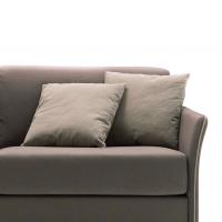 Cuscino imbottito per divano Milano Bedding disponibile in tessuto, pelle, similpelle