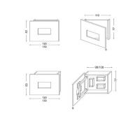 Porta Tv orientabile e apribile Swing - Modelli e Dimensioni