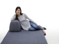 Modalità di seduta informale del divano Prisma Air