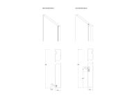 Colonna armadio Lounge - Optional barre LED verticali su fianchi e/o divisioni interne