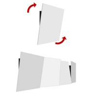 Specchio modulare Chic - Schema singolo elemento / due coppie accostate