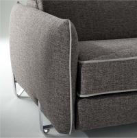 Particolare braccioli del divano moderno componibile Icaro