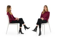 Proporzioni ed ergonomia di seduta della sedia Denali