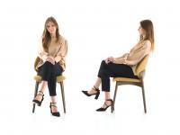 Proporzioni di seduta ed ergonomia della sedia Jewel