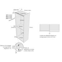 Specifiche dimensionali dell'armadio scorrevole Utah