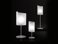 Lampada in vetro bianco Ricciolo - modelli da tavolo
