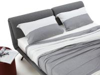 Completo letto in cotone garzato bicolore