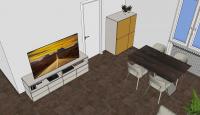  Progettazione 3D Soggiorno/Salotto - vista soggiorno