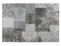 Tappeto stuoia effetto patchwork Sicily - Cosmo Grey