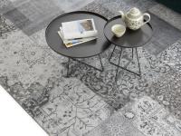 Tappeto stuoia effetto patchwork Sicily - Cosmo Grey