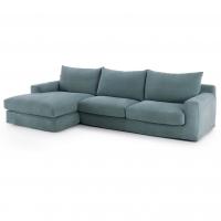 Divano con chaise longue Strip outlet 