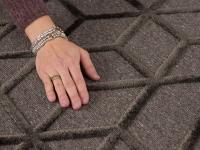 Marcato effetto cangiante della parte di vello in poliammide del tappeto Malaga