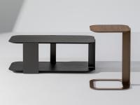 Tavolino in legno dal design lineare Paddle moderno ed elegante