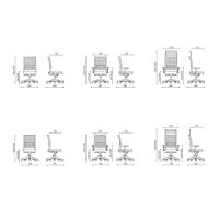 Modelli e Dimensioni della sedia da ufficio Expo Light