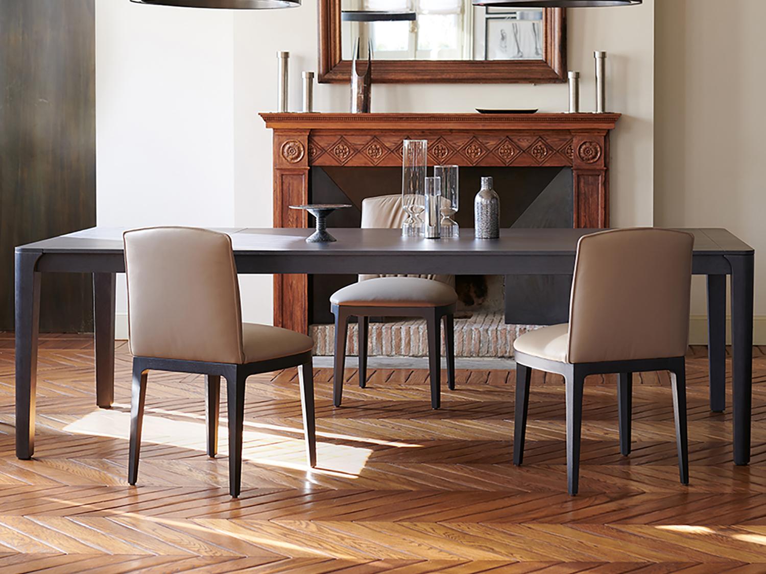 Elegant extending wooden dining table Blossom | DIOTTI.COM