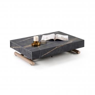 Convertible coffee table with internal extensions Alexander outlet