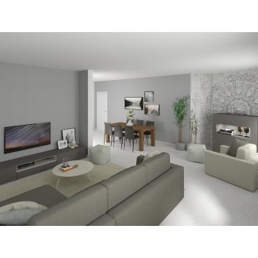 Progettazione 3D Soggiorno/Salotto - vista render