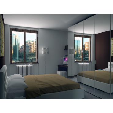 Progettazione 3D Camera da Letto - render