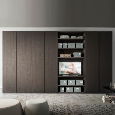 Sound is a wardrobe with oak sliding door