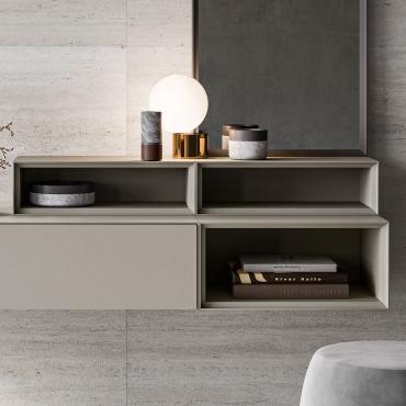 Havana storage open elements for bedside tables