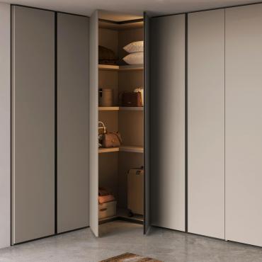 Design corner cabinet with reduced depth Wide