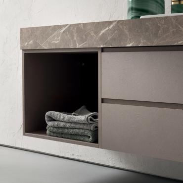 Open base unit for Atlantic bathroom / Frame