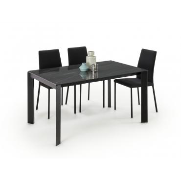 Adrian kitchen table with metal legs