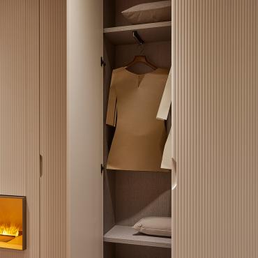 Internal Equipment for Hinged Wardrobes