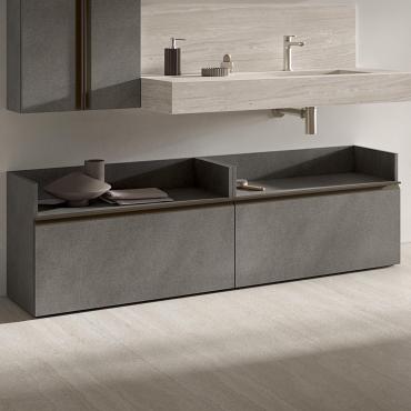 Base unit for bathroom with reduced depth Atlantic p.37