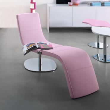 Dragonfly armchair and chaise longue - structure opened as chaise longue
