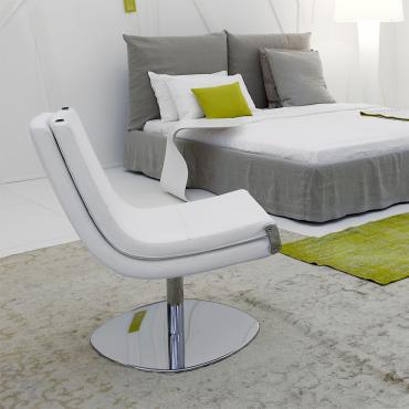 Dragonfly armchair and chaise longue - armchair closed structure
