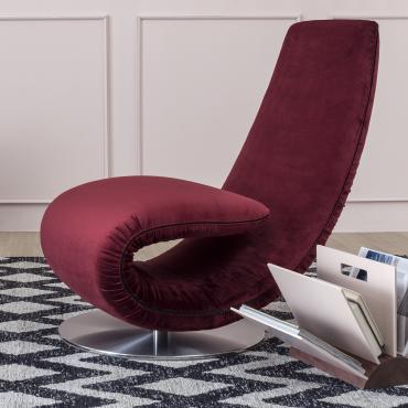 Ricciolo chaise longue - armchair version