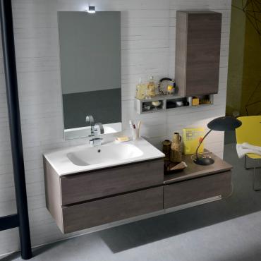 N50 - Atlantic wall hung bathroom vanity with drawers