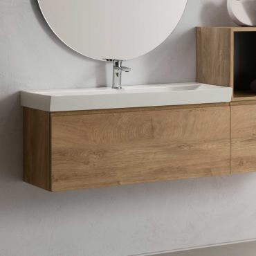 Atlantic Recessed space-saving basin cabinet