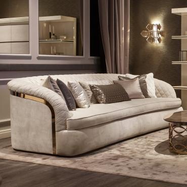 Portofino luxury quilted sofa by Cantori