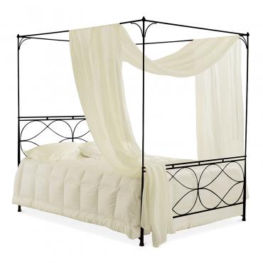 Raphael iron four-poster bed