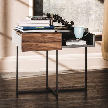 Dante sliding door bedside table by Cattelan 