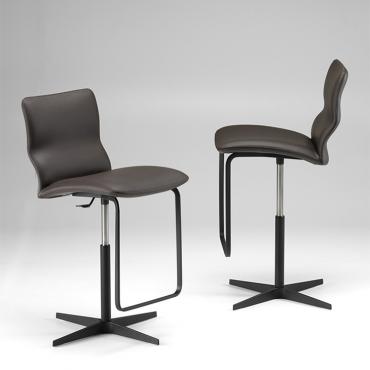 Victor stool with shaped back by Cattelan